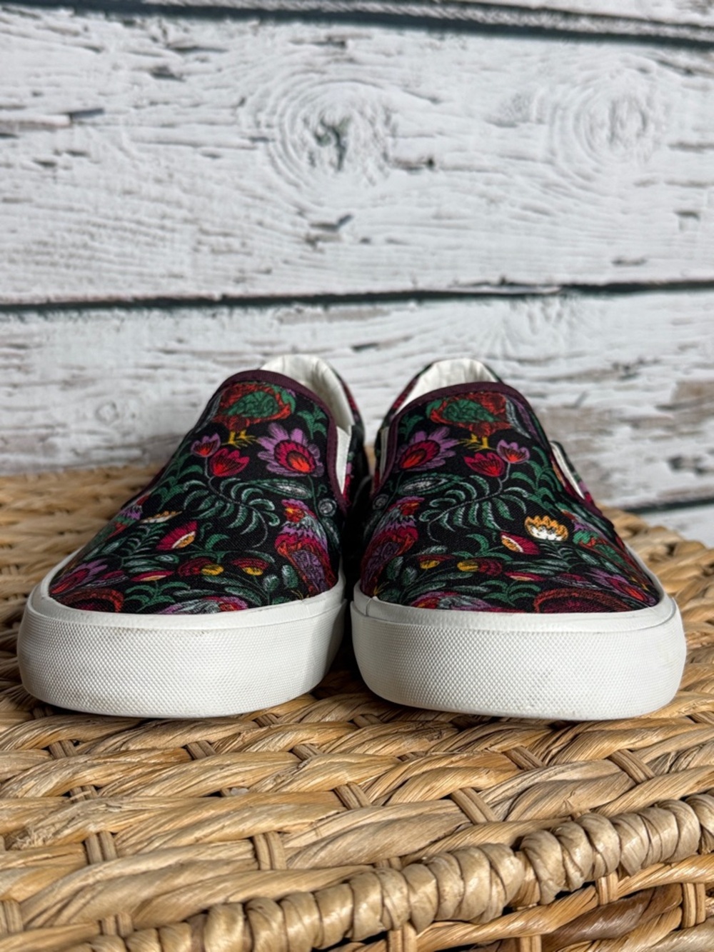 inkkas Rooster slip one Black Floral Slip-On sneakers - Picture 5 of 12